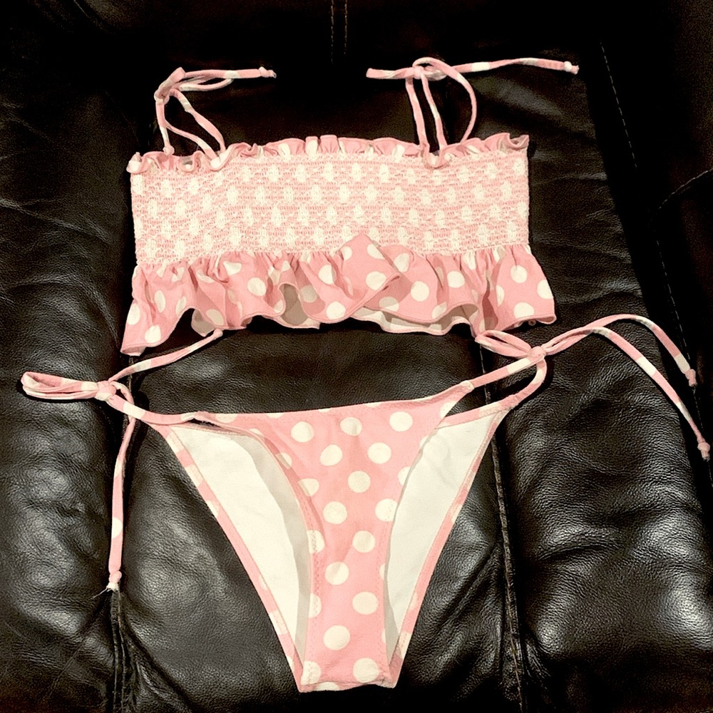 LISA MARIE FERNANDEZ
Polka Dot Print Bikini